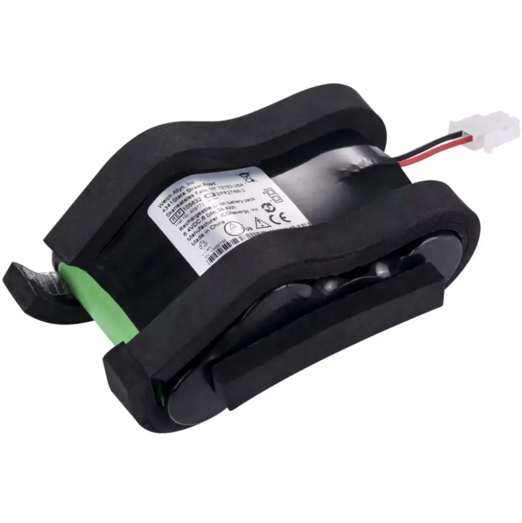 105632 GALAXY ELECTRONICS HIGH QUALITY BATTERY For Welch Allyn LXI Spot 45NEO-E6 21FR27/66-2 Vital Signs Monitor 6.4V 38.4WH Lithium Ion