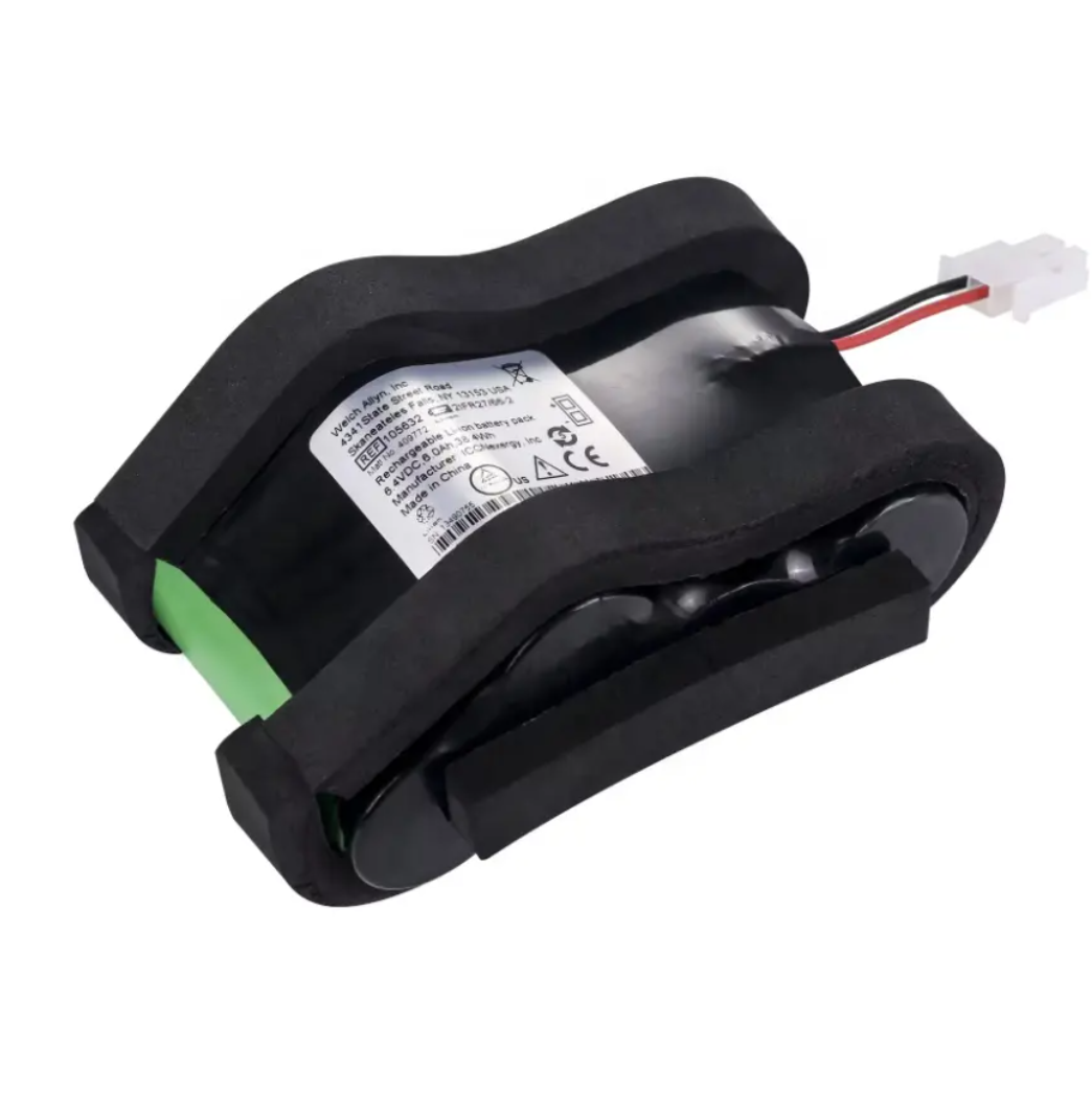 105632 GALAXY ELECTRONICS HIGH QUALITY BATTERY For Welch Allyn LXI Spot 45NEO-E6 21FR27/66-2 Vital Signs Monitor 6.4V 38.4WH Lithium Ion