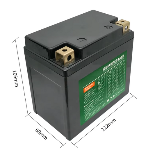 Galaxy Electronics High Quality 12v 6Ah/8Ah Motorcycle Start Battery 150cc Motorcycle Battery Pack With BMS Motorcycle Ignition Battery Deep Cycle, Low Temperature