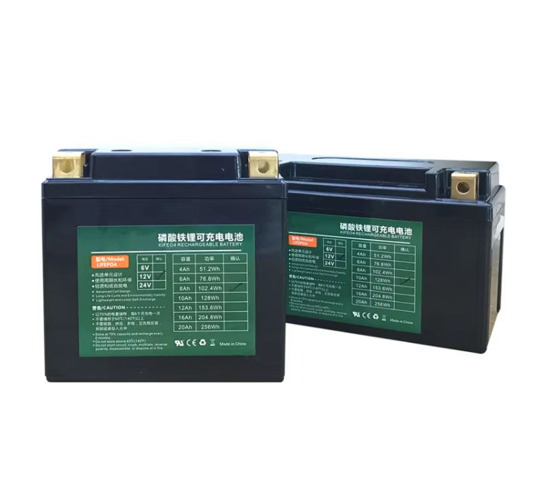 Galaxy Electronics High Quality 12v 6Ah/8Ah Motorcycle Start Battery 150cc Motorcycle Battery Pack With BMS Motorcycle Ignition Battery Deep Cycle, Low Temperature