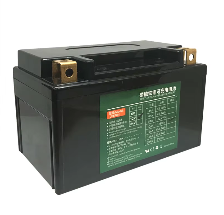 Galaxy Electronics High Quality 12v 6Ah/8Ah Motorcycle Start Battery 150cc Motorcycle Battery Pack With BMS Motorcycle Ignition Battery Deep Cycle, Low Temperature