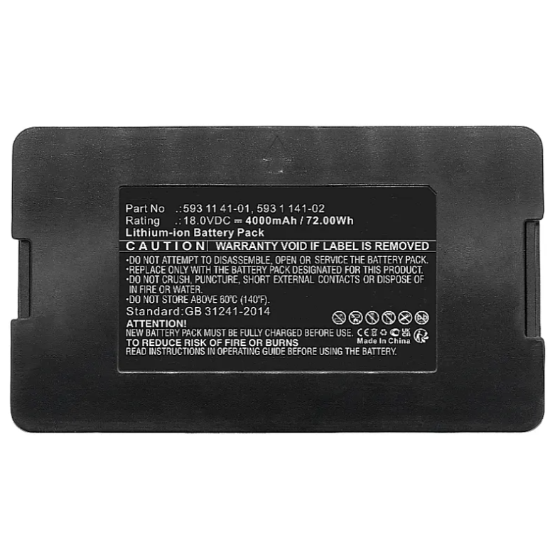 5931141-02 RHINO POWER Replacement Battery for Gardena Husqvarna Automower 520 18V 4000mAh Lithium ion lawn mower battery