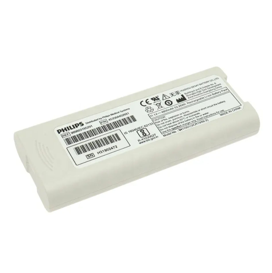 989803185291 GALAXY ELECTRONICS HIGH QUALITY Battery 11.1v 4800mAh For Philips 453564402681 Monitor TC10 TC20 0411001 31CR19/66-2 Lithium Ion