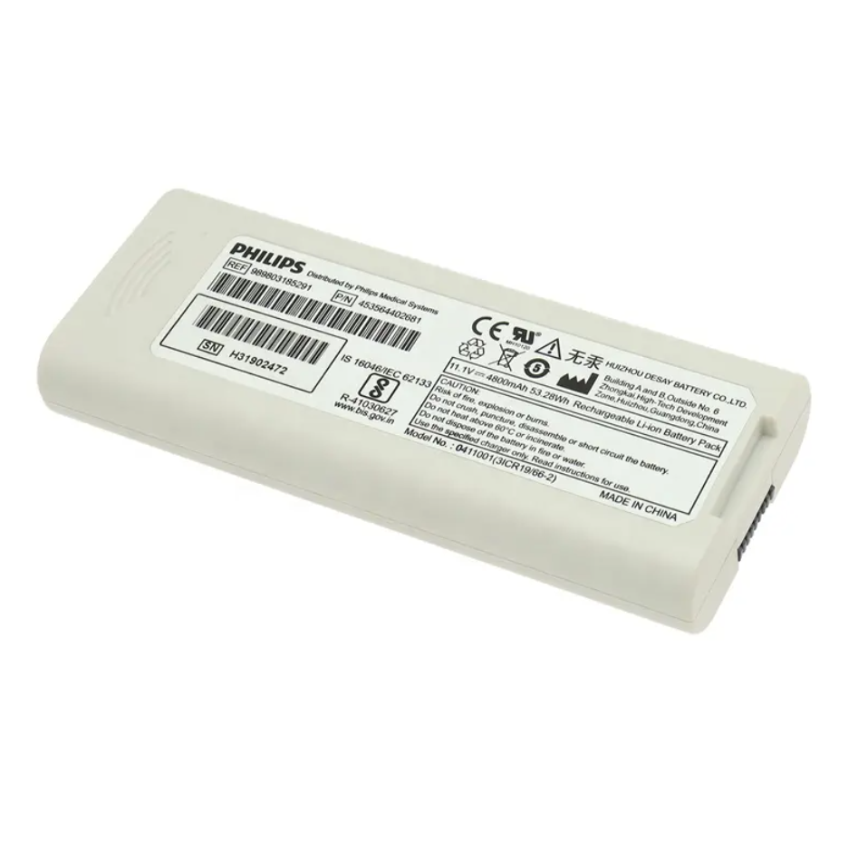 989803185291 GALAXY ELECTRONICS HIGH QUALITY Battery 11.1v 4800mAh For Philips 453564402681 Monitor TC10 TC20 0411001 31CR19/66-2 Lithium Ion