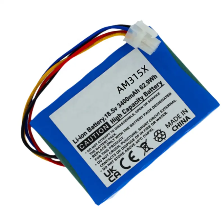 AM315x Galaxy Electronics battery for husqvarna- Automower 310 2015 2016 2017 2018, 584 82 28-01 584 82 28-02 584 85 28-01 315X 450X 18.5V 3400mAh Lithium Ion