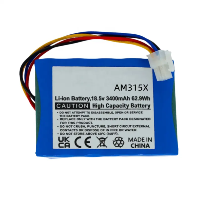 AM315x Galaxy Electronics battery for husqvarna- Automower 310 2015 2016 2017 2018, 584 82 28-01 584 82 28-02 584 85 28-01 315X 450X 18.5V 3400mAh Lithium Ion