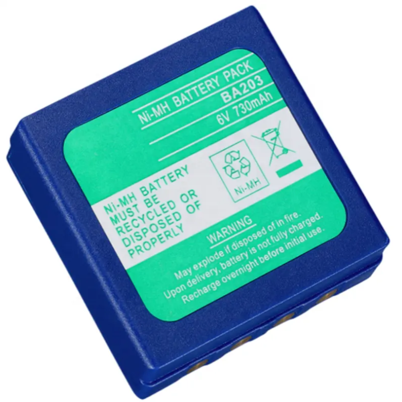 BA203 6V 730mAh NI-MH Galaxy Electronics High Quality Rechargeable Battery for HBC Crane Remote Control Batteries HBC BA203 FUB03 FUB3A BA203060