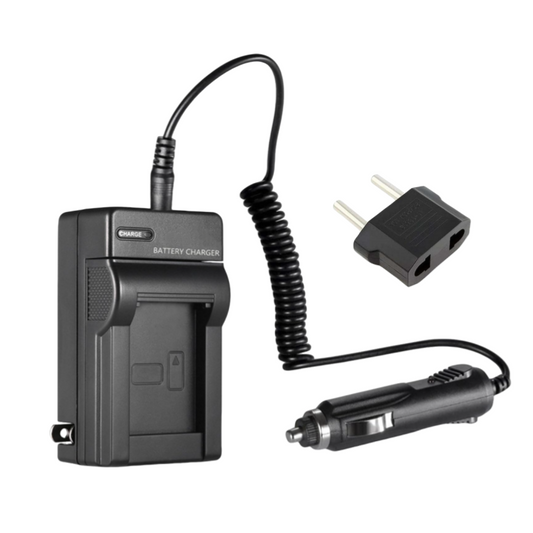 Glaxy Electronics High Quality Battery Charger Kit with Car Charger fits Nikon EN-EL14 EN-EL14A and Nikon D5100 D3100 Coolpix P7000 P7100 Cameras