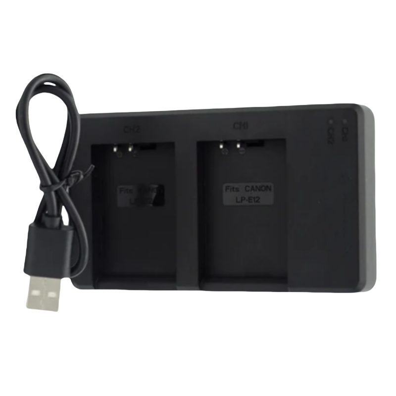 Galaxy Electronics High Quality USB Dual Charger Kit for Canon LP-E10