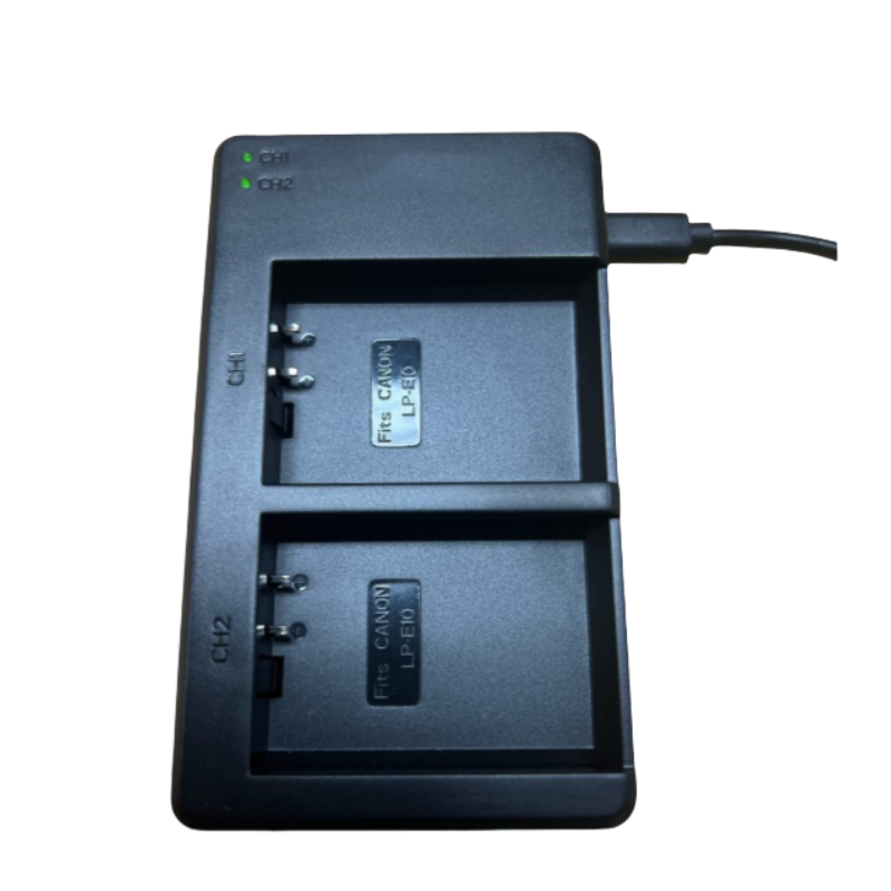 Galaxy Electronics High Quality USB Dual Charger Kit for Canon LP-E10