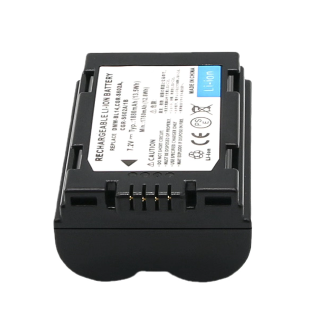 CGR-S602A Galaxy Electronics HIGH QUALITY Replacement battery DMW-BL14 for BP-DC1 BPDC1 Pan CGR-S602 CGR-S602SE 7.2v 1800mAh Lithium Ion