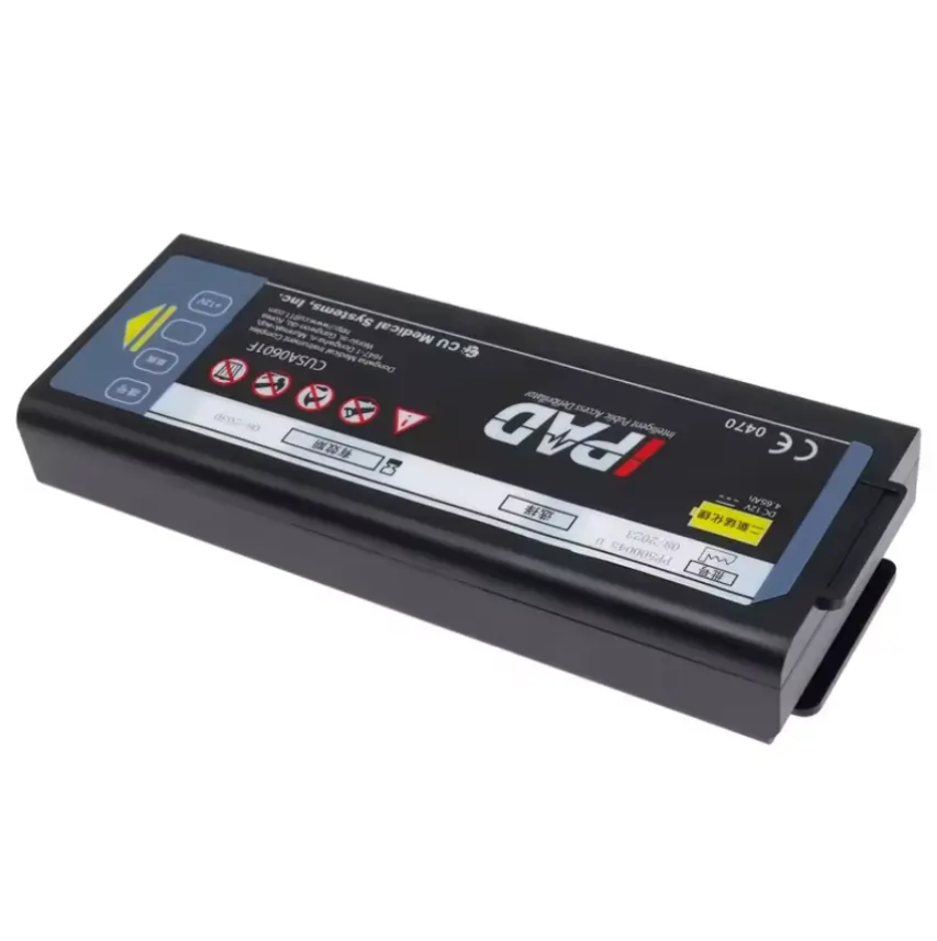CUSA0601F NF1200 GALAXY ELECTRONICS HIGH CAPACITY Replacement Battery for CU Medical AED Defibrillator I-PAD IPAD type CUSA060F 110604-O LIMNO2 Batteries