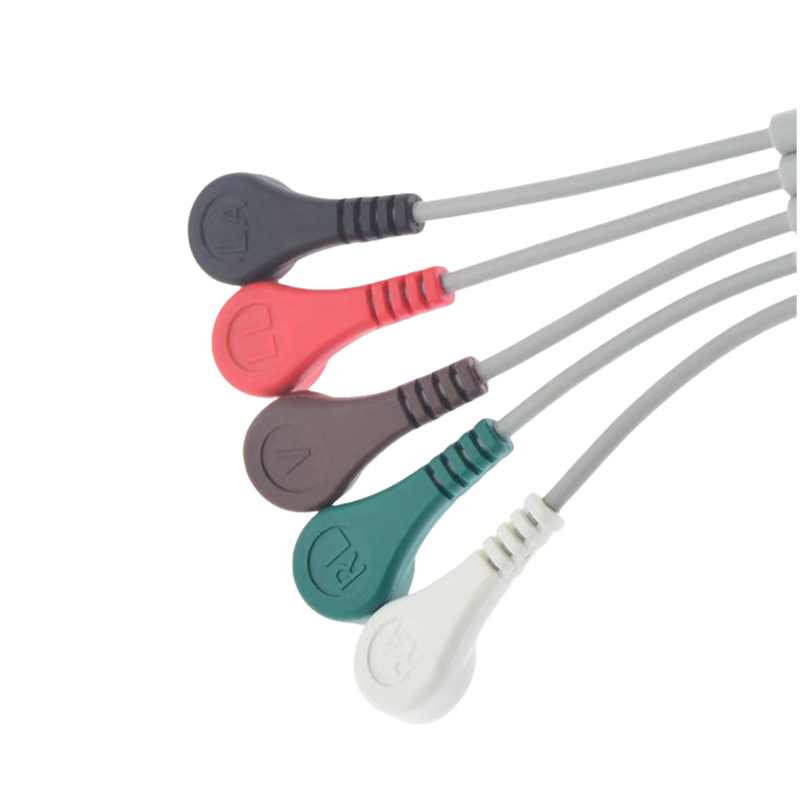 Galaxy Electronics replacement ECG cables for Edan/BIOCARE M50, M60, IM8, IM9, M8, M80, M8A, M8B, M9, M9A Ecg cable 6 PIN 5 LEADS