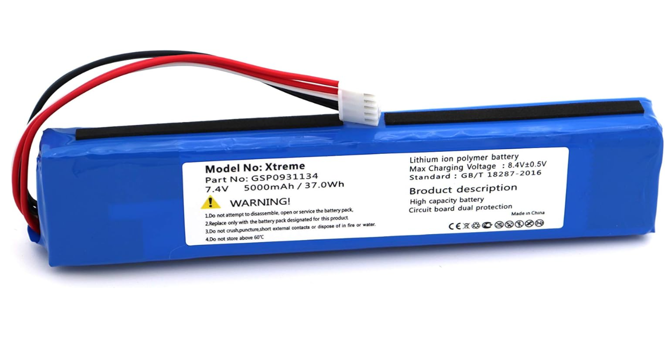 GALAXY ELECTRONICS High capacity 5000mah 7.4V GSP0931134 Rechargeable Battery for JBL Xtreme Speaker battery