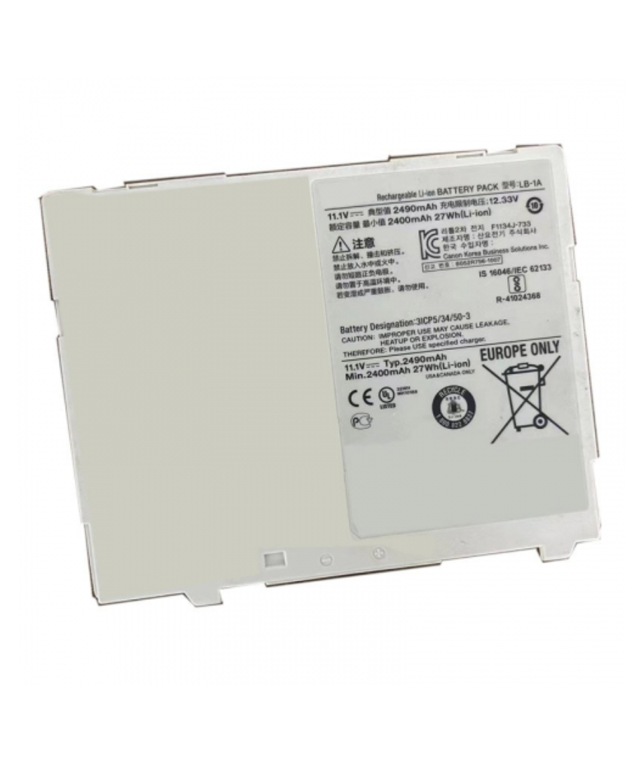 LB-1A GALAXY ELECTRONICS REPLACEMENT BATTERY FOR CANON CXDI-70C CXDI-701G CXDI-70G CXDI-80C CXDI-501C 1877A255 Series Wireless Detectors 11.1V 2490mAh Lithium Ion