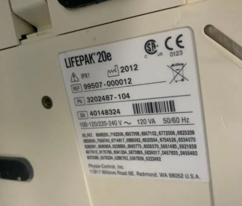 Lifepak 20E GALAXY ELECTRONICS HIGH QUALITY BATTERY FOR 11.1V 6600mAh Lifepak 20E Physio-Control Battery for 3205296-003 11141-000112