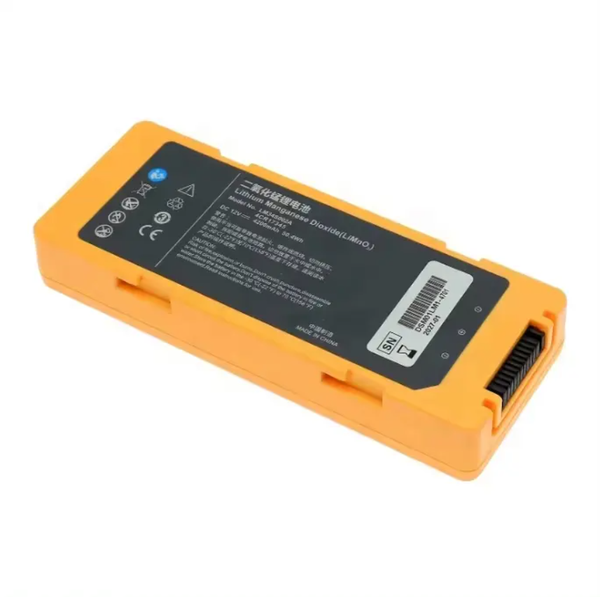 LM34S002A GALAXY ELECTRONICS HIGH QUALITY BATTERY COMPATIBLE FOR MINDRAY C1 S1 12v 4200MAH Defibrillator Monitor Li-MnO2 Battery