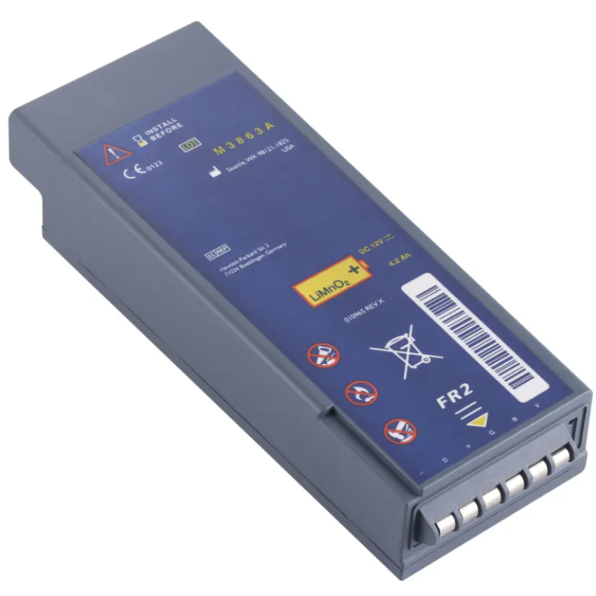 M3863A FR2 GALAXY ELECTRONICS 12V 4200mAh LIMNO2 Battery Compatible for Philips M3863A FR2 Plus M3860A M3840A M3841A M3861A