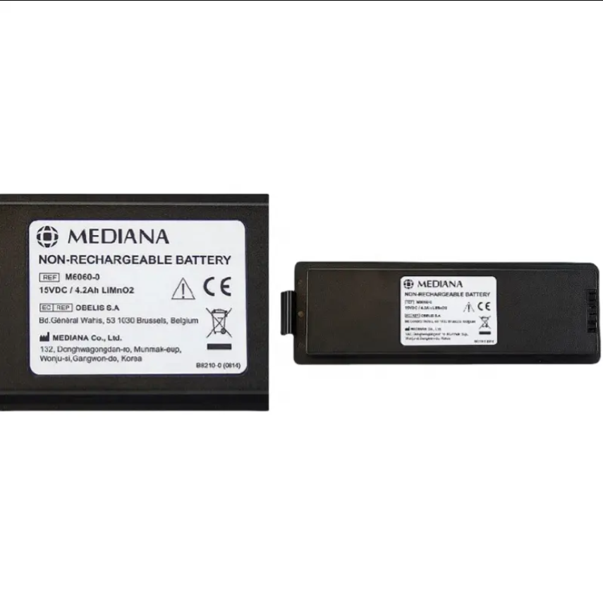M6031-0 GALAXY ELECTRONICS Replacement Battery for MEDIANA M6031-0 M6060-0 M6060-1 for HeartOn A10 for MEDIANA A10 for YUWELL 15v 4.2Ah