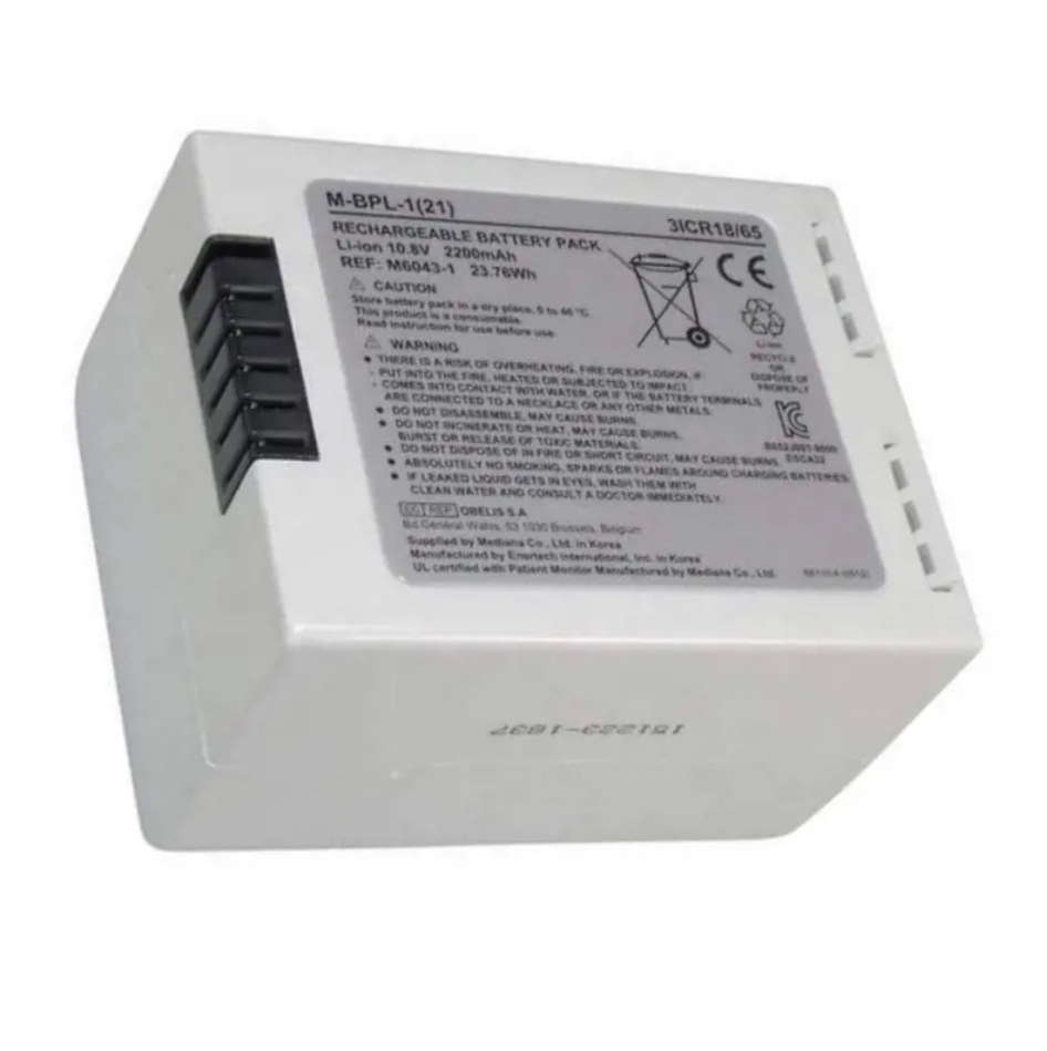 M6043-1 GALAXY ELECTRONICS FACTORY DIRECT SALE Replacement Battery For Covidien Nellcor Bedside SpO2 Ref M6065-0 10.8V 2200mAh 23.76Wh Lithium Ion