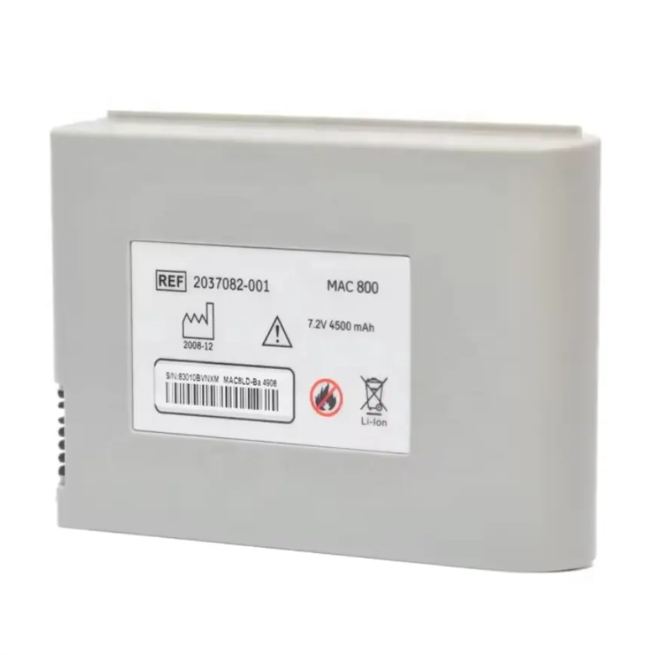 MAC 800 GALAXY ELECTRONICS High Quality Battery for GE Healthcare 2037082-001 2039944-001 Mac800 MAC800 Battery Replacement For GE MAC 800 ECG EKG Monitors Battery 7.4V 4500mAh Lithium Ion