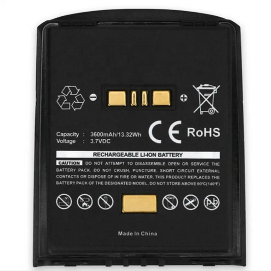 MC55 Galaxy Electronics 3.7V 3600mAh Lithium Ion Replacement Battery for Zebra Symbol Micros MC55, MC55A0, MC55N0, MC65, MC67 FULL DECODED