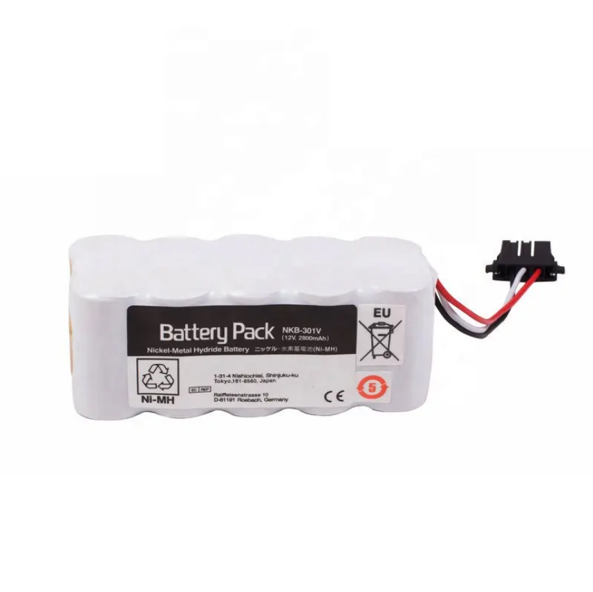 NKB-301V GALAXY ELECTRONICS HIGH CAPACITY BATTERY FOR Nihon Kohden TEC-5600 TEC-5631 TEC-5500 TEC-5521 ECG-1350 AED Battery Pack 12V 3000MAH NI-MH SANYO CELLS
