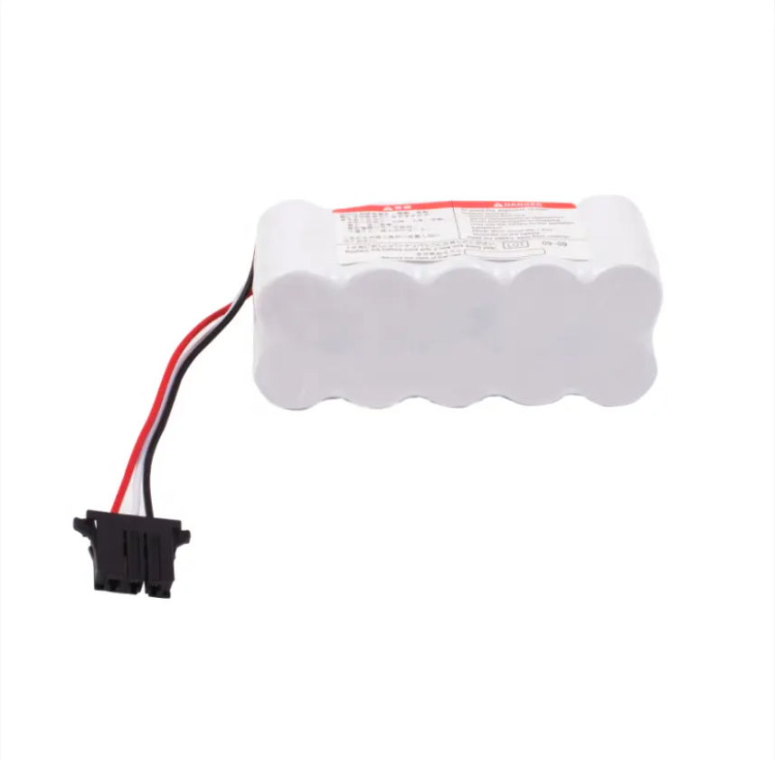 NKB-301V GALAXY ELECTRONICS HIGH CAPACITY BATTERY FOR Nihon Kohden TEC-5600 TEC-5631 TEC-5500 TEC-5521 ECG-1350 AED Battery Pack 12V 3000MAH NI-MH SANYO CELLS