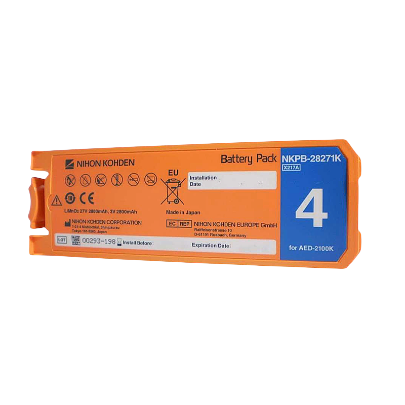 NKPB-28271K GALAXY ELECTRONICS BATTERY FOR NIHON KOHDEN 27V 2800mAh LIMNO2 NKPB-28271K SB-214VK AED-2150 AED-2150P AED-2150K AED-2100K