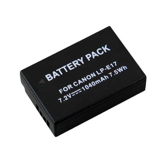 LP-E17 LP E17 Galaxy Electronics High Quality Replacement Battery 7.4V 1040mAh Lithium Ion Camera Battery For EOS 77D 200D 250D 750D 200D II 760D 800D 850D 8000D 9000D RP R10