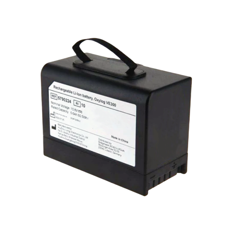 VE300 Galaxy Electronics High Quality Replacement 11.1V 5600mAh Li-ion Rechargeable 5790224-08 5790224 Battery for Drager Oxylog VE300 Ventilator