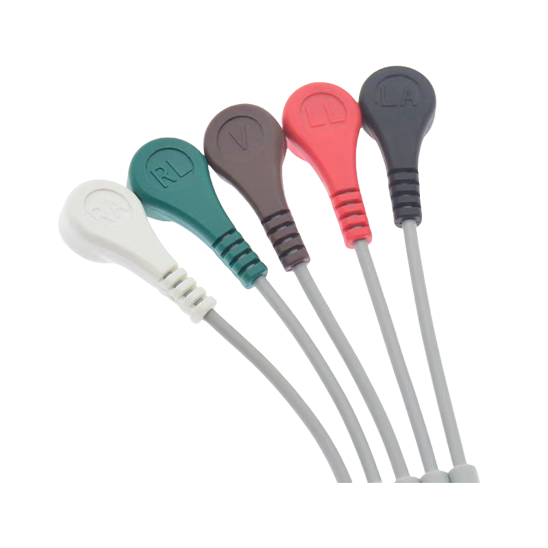 Galaxy Electronics replacement ECG Cables for Philips GOLDWAY UT4000B 4000C 4000A 6000F 6 PIN 5 Lead Snap