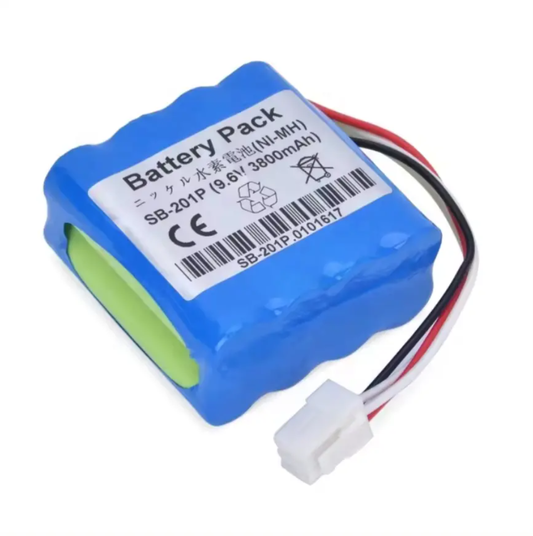 SB-201P Galaxy Electronics Battery for Nihon Kohden Battery X076 PVM-2700 PVM-2703 PVM-2701 9.6V 3800mAh Ni-MH  Nickel-Metal Hydride
