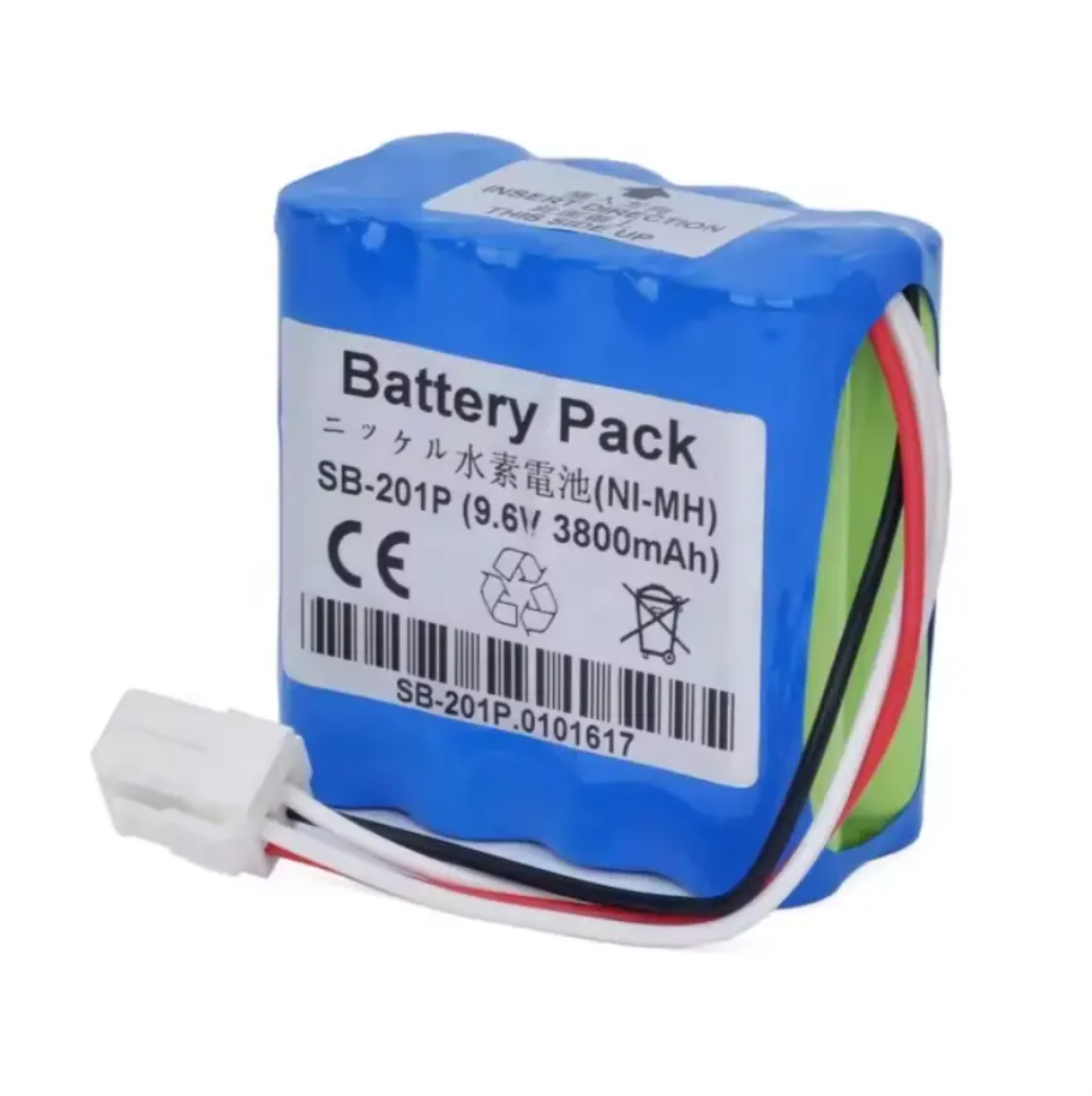SB-201P Galaxy Electronics Battery for Nihon Kohden Battery X076 PVM-2700 PVM-2703 PVM-2701 9.6V 3800mAh Ni-MH  Nickel-Metal Hydride