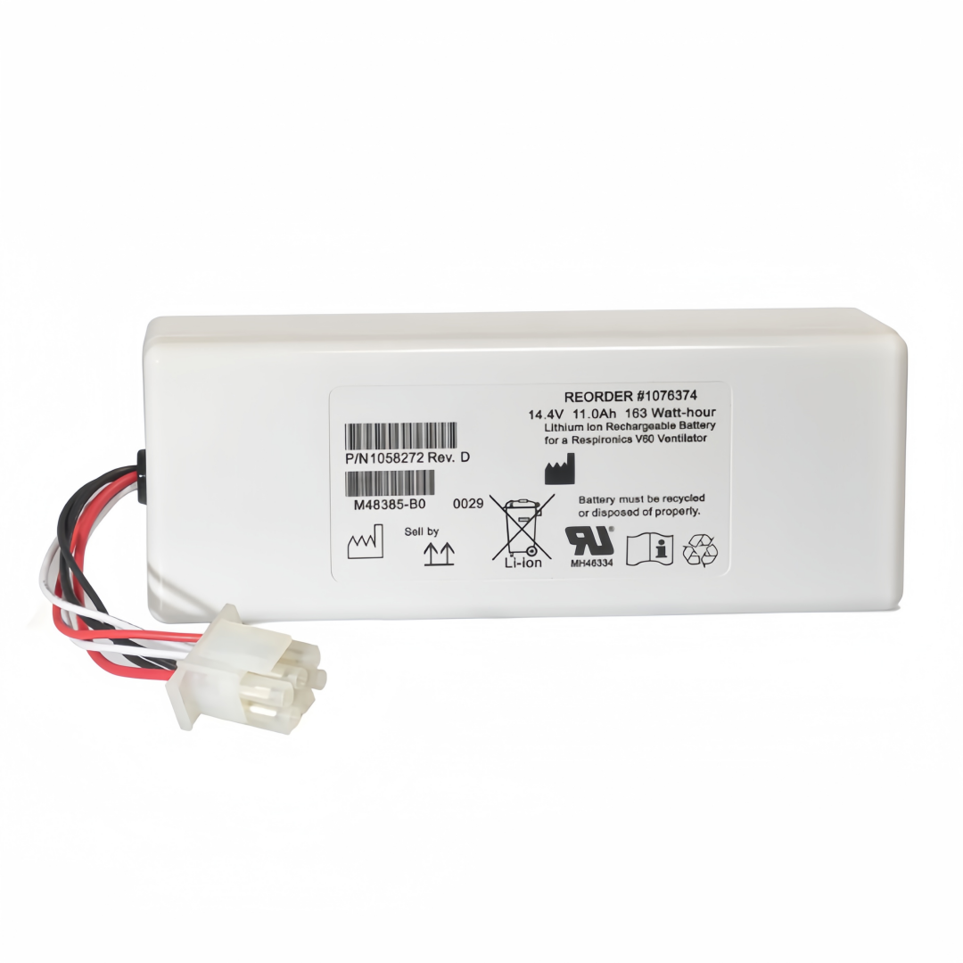 V60S GALAXY ELECTRONICS HIGH QUALITY Replacement battery V60S for Philps V60 V60S Respironics V60 V60S Equipment battery 1058272 1076374 Ventilator Batteries