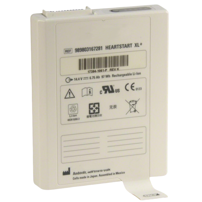 XL+ Galaxy Electronics Li-ion Battery 14.4V 6600mAh Compatible For Philips XL+ Defibrillator Battery 989803167281