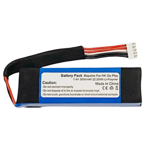 Galaxy Electronics High Quality Replacement Battery for Harman/Kardon Go Play, Harman/Kardon Go Play Mini 7.4V 3000mAh Li-Polymer