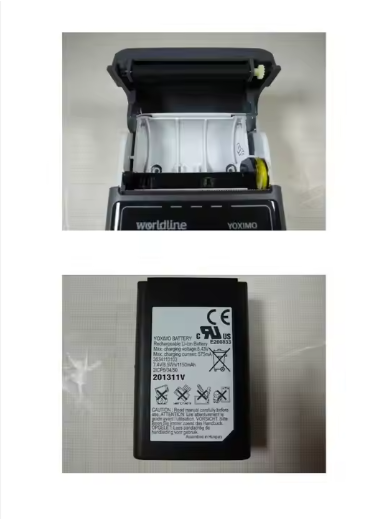 Galaxy Electronics High Quality LI-POLYMER 7.4V 1200mah replacement YOXIMO 3034110103 battery for WORLDLINE POS Terminal Machine