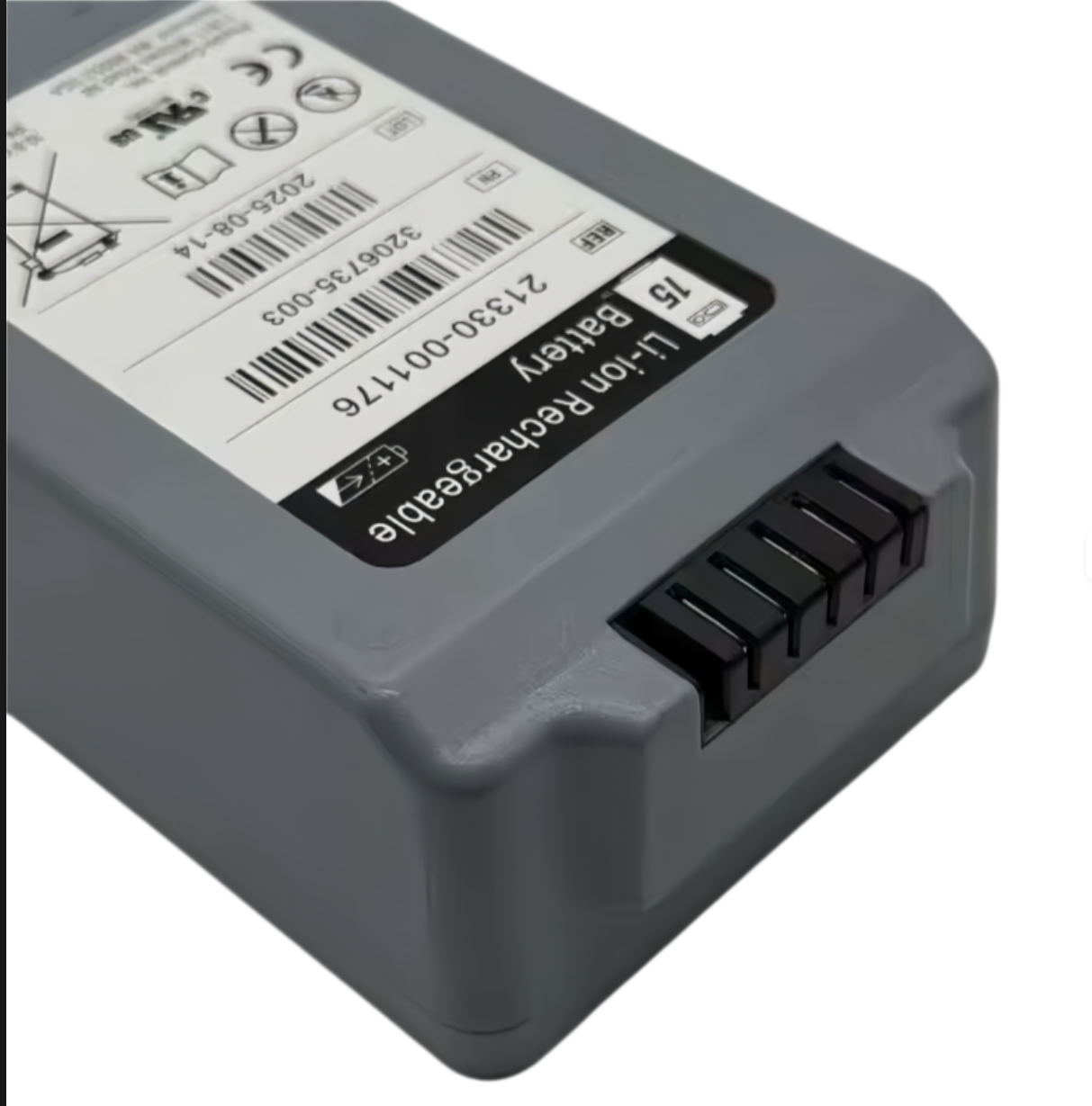 Lifepak 15 GALAXY ELECTRONICS battery, suitable for Physio-Control, First Med, and Meditronic monitors and defibrillators 21330-001176, 10.8V 6AH lithium-ion battery.