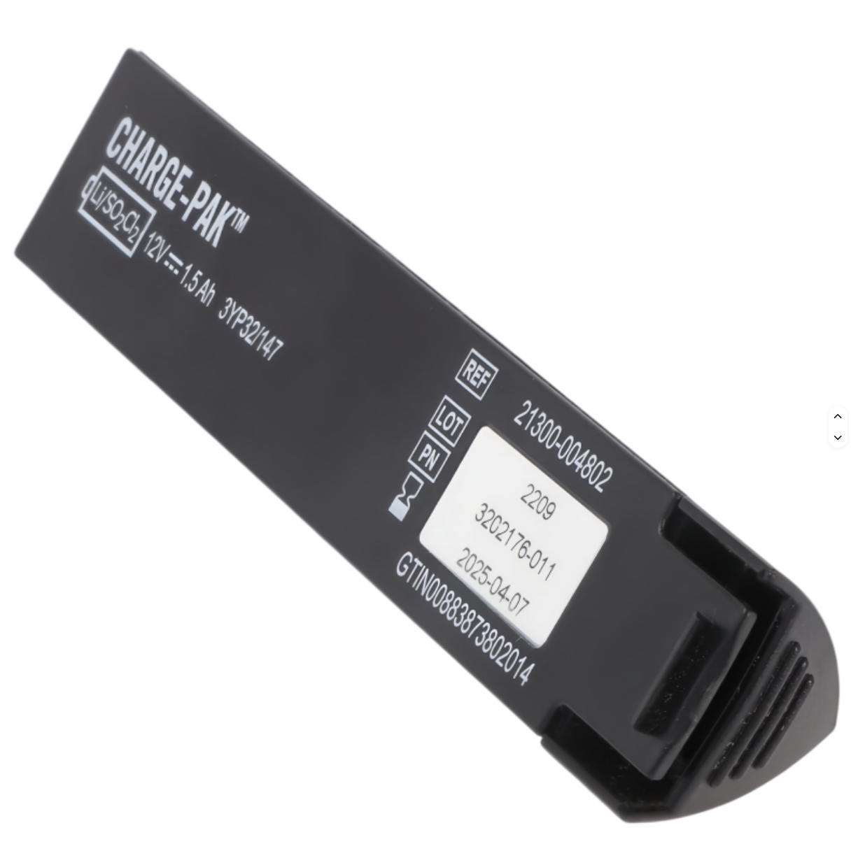 11403-000001 GALAXY ELECTRONICS battery, compatible with 21300-004802; 3202176-009 AED battery, compatible with Physio-Control LIFEPAK CR Plus defibrillator.